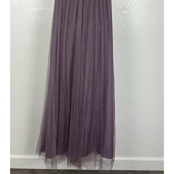 Jenny Yoo Size 12 Anabelle Convertible Tulle Gown Maxi Dress Lilac Dusty Purple - Picture 9 of 12